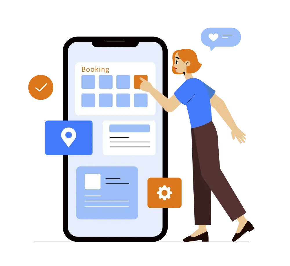 booking application development
